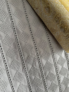 Men Asoebi - Grey Atiku Fabric