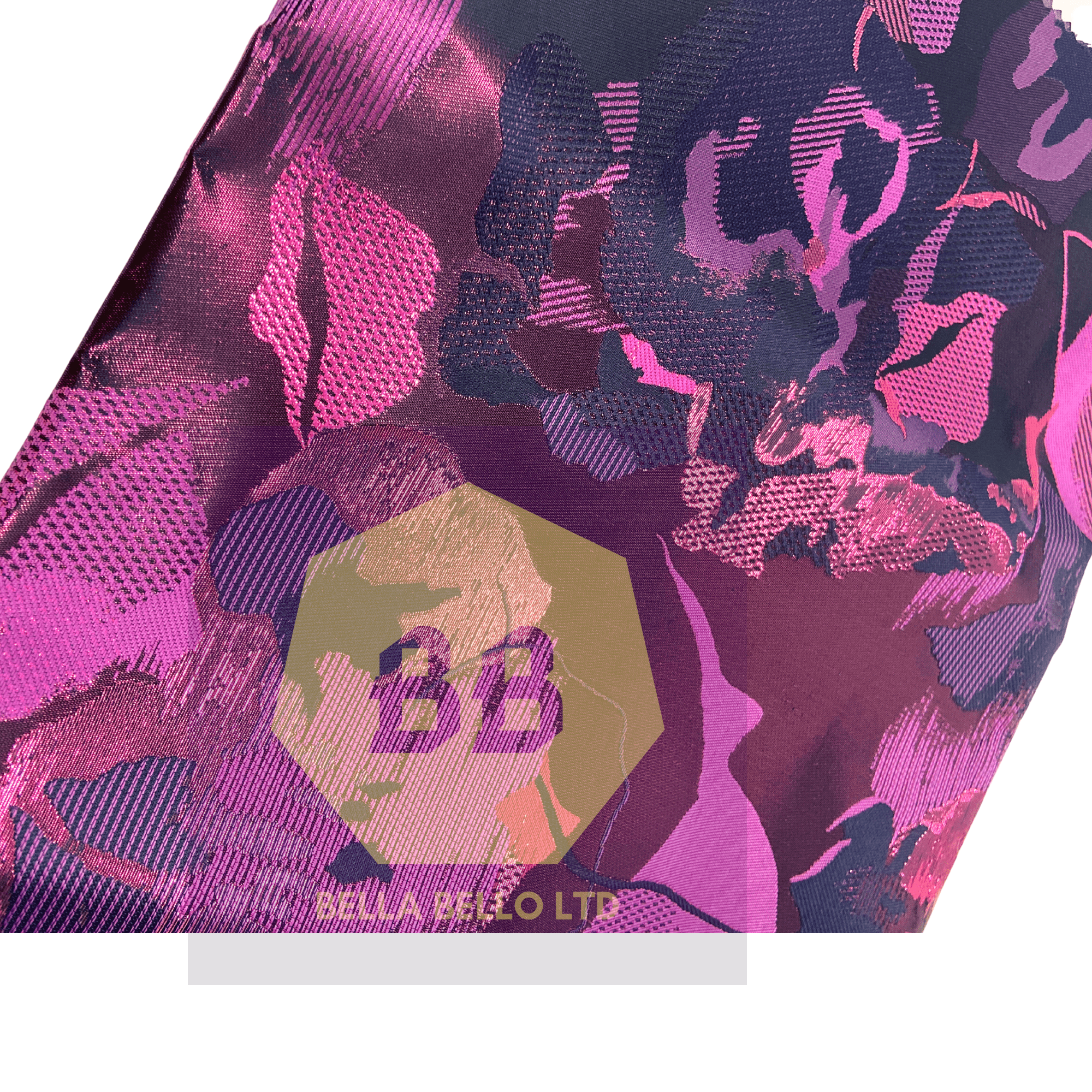 Purple and Aubergine 3D Sego Gele