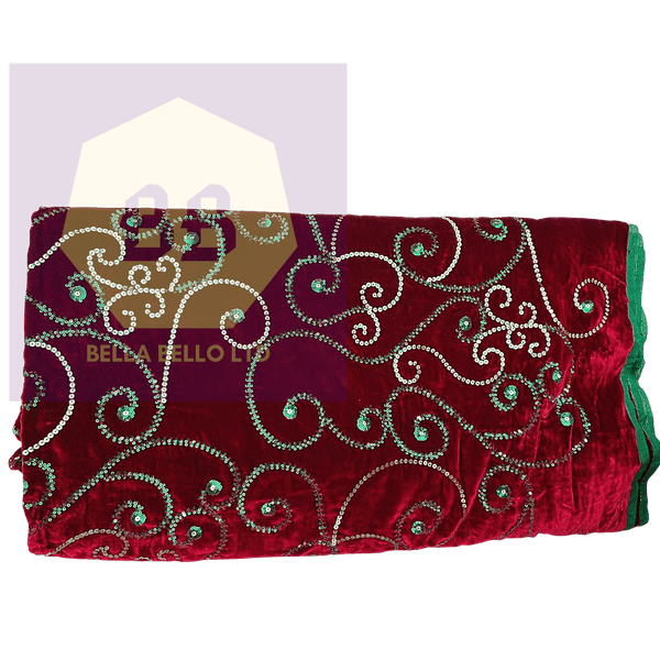 Sequinned Italian Velvet by Aldo Bianchi