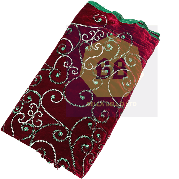Sequinned Italian Velvet by Aldo Bianchi