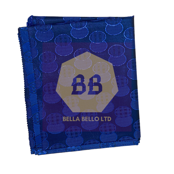 Sego Gele in  Blue and Sapphire