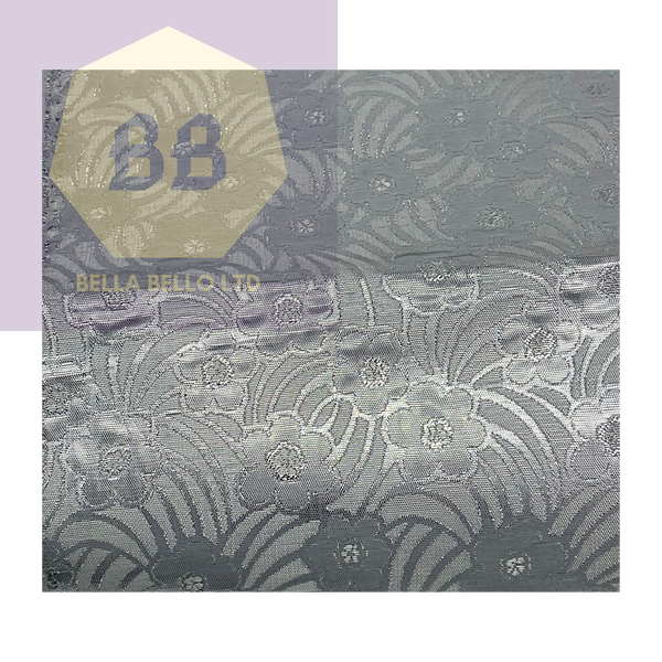 HoH Sego Gele and Ipele in Silver and Gray
