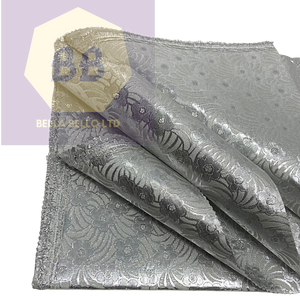 HoH Sego Gele and Ipele in Silver and Gray