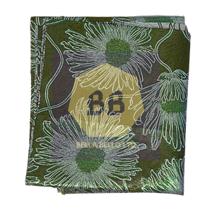 HoH Sego Gele and Ipele in Silver-Grey and Green